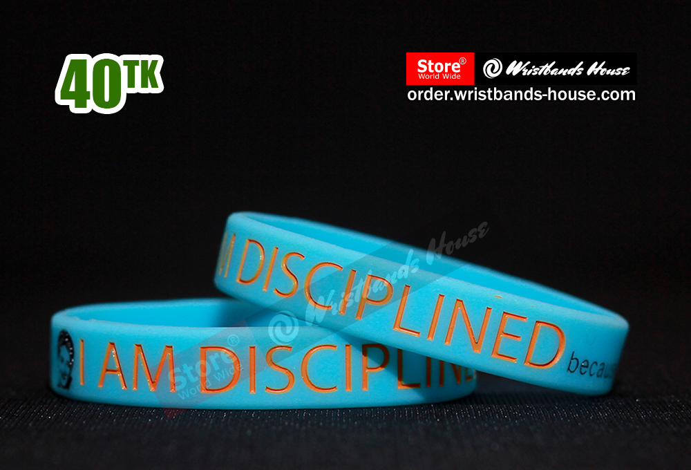 I am Discipline Blue 1/2 Inch